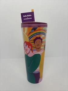NEW 2024 Sofie Birkin Starbucks PRIDE MONTH EXCLUSIVE Summer Sun Cup Tumbler - Picture 1 of 7