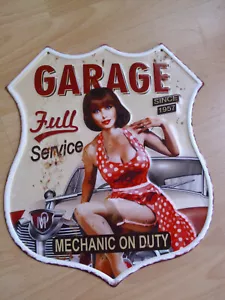 Blechschild ca 39 x 33 cm GARAGE.......................... - Bild 1 von 1