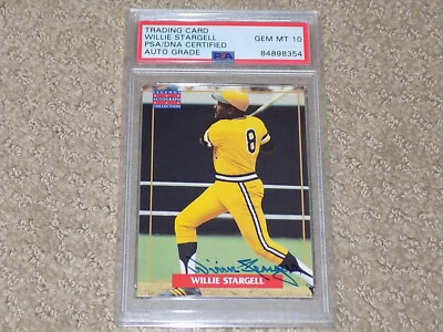 Willie Stargell Signed Autographed Legends Card PSA 10 Slabbed - Image 1 of 4