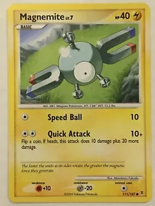 Pokémon Card Magnemite LV. 7 2009 Platinum—Supreme Victors 111/147 Common - Picture 1 of 2