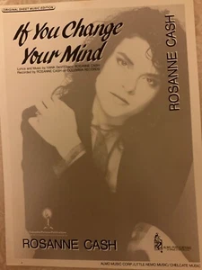 ROSANNE CASH If You Change Your Mind Noten Neu Vintage - Bild 1 von 2