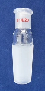 Vacuum take-off adapter,105°bend,24/40 - Picture 1 of 1