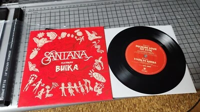 Santana Featuring Buika - Breaking Down The Door / Dolor De Rumba 7" Vinyl NEW - Image 1 of 4