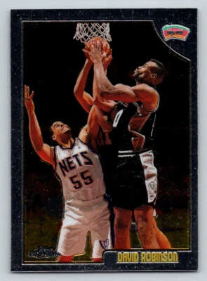 1998-99 Topps Chrome #170 David Robinson (ref 199987) - Image 1 of 2
