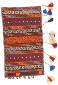 Moderner handgeknüpfter afghanischer Salzbeutel/Kissenbezug Wolle Vorleger 3 x 2 Fuß - Bild 1 von 3