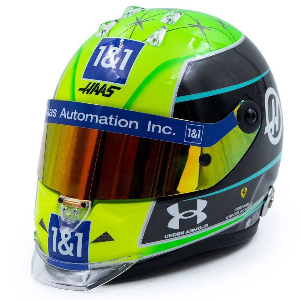 2022 Mick Schumacher Haas F1 1:2 Scale Replica Helmet - Image 1 of 1