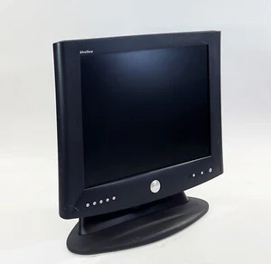 Retro Dell UltraSharp 1702FP 17" 1280x1024 5:4 DVI Vintage LCD Monitor & Adapter - Picture 1 of 6