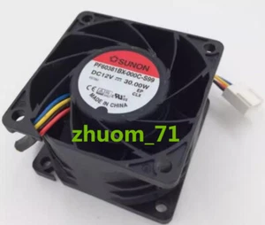 1PC SUNON PF60381BX-000C-S99 12V 30.0W 6CM High speed power supply cooling fan - Picture 1 of 2