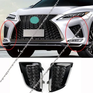 For Lexus RX350 RX450H 2020-2022 Sport Style Front Bumper Fog Light Grille Panel - Picture 1 of 7