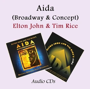 Aida - Broadway Musical & Concept Album; Elton John & Tim Rice; Audio 2xCD VG+ - Picture 1 of 8