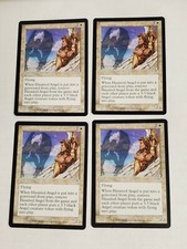 MTG Playset 4x Haunted Angel (Apocalypse/White/U) - BGM