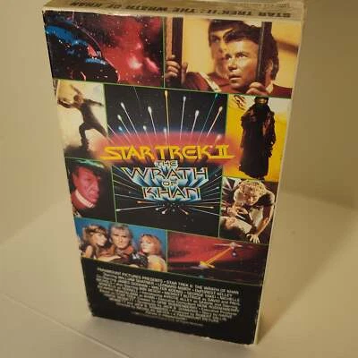 STAR TREK 11 THE WRATH OF KHAN WILLIAM SHATNER, LEONARD NIMOY VHS 1982 - Image 1 of 4
