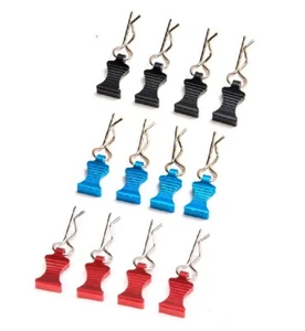 Upgrade leicht zu ziehen Metall RC Modell Auto Karosserie Shell R Clips HSP Tamiya - UK Verkäufer - Bild 1 von 4