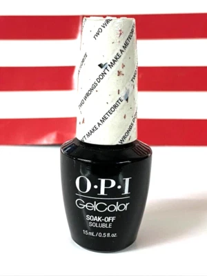 Esmalte de uñas en gel OPI GelColor Soak Off DOS ERRORES NO HAGAS METEORITO HP G48 Foto 1 de 2