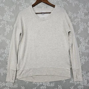 Athleta Coaster Luxe Sweatshirt Womens SP Thumb Holes Long Sleeve Athleisure Top - Picture 1 of 11