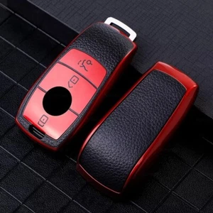 Custodia Cover Chiave Telecomando per Mercedes A B C E S G M V Classe Vito Sprinter Viano ROSSA - Foto 1 di 12