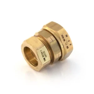 Gastite XR2 DN15 x 15mm gas compression coupler / coupling brass fitting - Picture 1 of 3