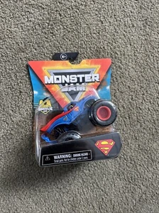 Superman Monster Jam Spin Master Wheelie Bar Series 21 1:64 True Metal Truck - Picture 1 of 1