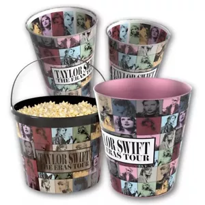 TAYLOR SWIFT THE ERAS TOUR AMC Movie Theater Exclusive Cup + Popcorn Bucket SET - Picture 1 of 1