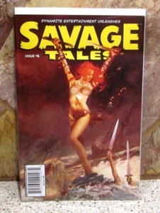 Cubierta roja de Savage Tales #6 2008 Dynamite Entertainment Sonja Arthur Suydam - Imagen 1 de 4