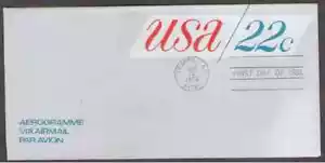 US. UC50. 22c. USA, Letter Sheet for Foreign Postage. FDC. MNH. 1976 - Picture 1 of 1