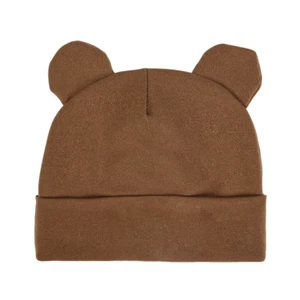 Cute Bear Ear Baby Turban Hats Autumn Winter Newboorn Boys Girls Faux Cashmere C - Picture 1 of 12
