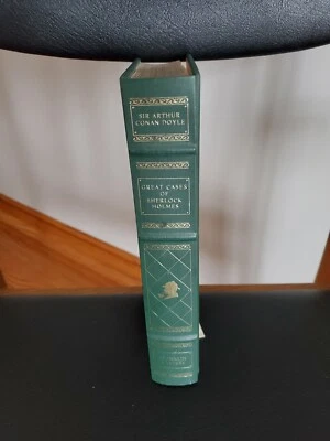 Great Cases of Sherlock Holmes By Sir Arthur Conan Doyle, Franklin Library, 1987 - Image 1 of 4