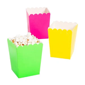 Mini Popcorn Boxes, Party Supplies, 24 Pieces - Picture 1 of 1