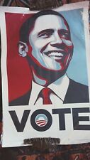 Shepard FAIREY (Obey) Obama Vote 2008 Sérigraphie numérotée 1703 / 5000 63*98 cm