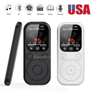 0-64GB Music Player Bluetooth MP3 1.8'' Screen Portable FM Radio Voice Recorder - Picture 1 of 37
