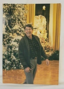 1984 Ronald Reagan Weihnachten 5x7 Offizielles Foto des Weißen Hauses - Bild 1 von 9
