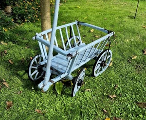 Antiker Handwagen Leiterwagen Kastenwagen Bollerwagen Holz Historisch - Bild 1 von 7