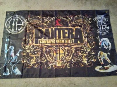 PANTERA Cowboys From Hell Tapestry Flag 40 x 52 - Image 1 of 3