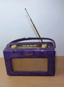 Share Roberts RD-60 DAB Radio FM DAB Mulberry Purple Working - Picture 1 of 10