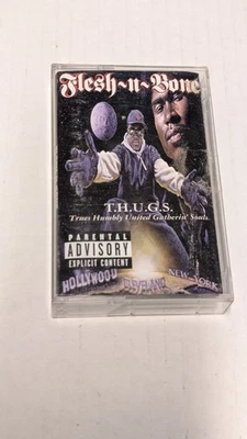 Flesh N Bone T.H.U.G.S Cassette Mo Thug 1996 Rap Bone Thugs Vtg Rare - Image 1 of 4