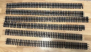O Gauge Straight Track Lot of (6) Fair Condition - Picture 1 of 7