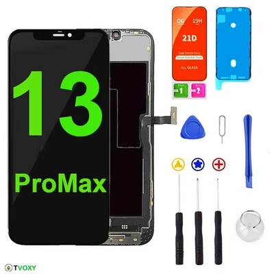 For iPhone 13 Pro Max Replacement Screen LCD OLED Display Digitizer + Tool Kit - Image 1 of 4