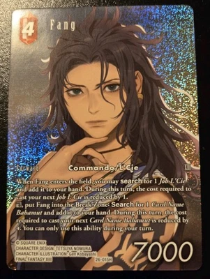Fang (Full Art) 26-015 Foil Hero Gunslinger In The Abyss Final Fantasy TCG - Image 1 of 4