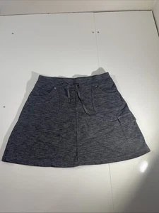 Kuhl Mova Skort grigio erica tasche coulisse vita taglia L senza etichetta taglia - Foto 1 di 10