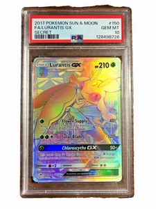 Lurantis GX Rainbow SR #150 - PSA GEM MT 10 - 2017 Sun & Moon - Pokemon TCG - Picture 1 of 3