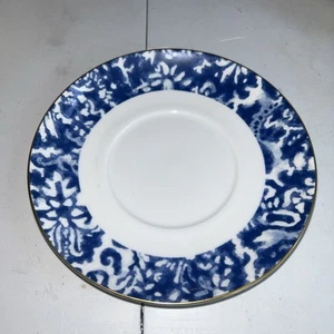 Vtg Ralph Lauren Saucer Plates 6.5” Blue White Dessert Portugal ‘95 Retired - Picture 1 of 4