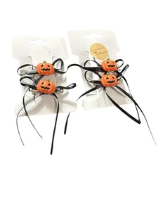 handmade halloween bows new pack of 2 - Picture 1 of 4