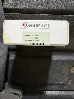 HAM-LET H6800SSL1/4PSS 1 PCS - Image 1 of 4