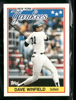 1988 Topps UK Minis #85 Dave Winfield New York Yankees - Image 1 of 2