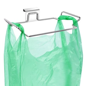 Großer Edelstahl Müllbeutelhalter für Küchenschränke Türen und Schränke - Bild 1 von 4