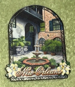 Vintage New Orleans Souvenir Refrigerator Magnet  - Picture 1 of 4