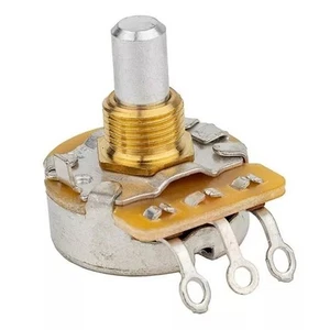 CTS 250K Vintage Short Solid shaft Audio Taper Pot for Pickguard Mount. A57 - Picture 1 of 2