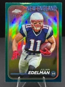 2024 Topps Chrome - Julian Edelman #134 Teal Refractor /250 New England Patriots - Bild 1 von 2