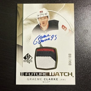 24-25 Sp Authentic Graeme Clarke Future Watch Patch Auto /100 - Picture 1 of 2