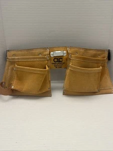 CLC Custom Leather Craft Heavy Duty Suede Leather Tool Belt 370X2 Tool Holder - Picture 1 of 8